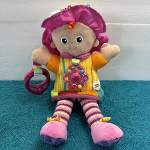 Lamaze Tomy My Friend Sensory Baby Girl Plush Doll 10" Toy with Rattle & Clip